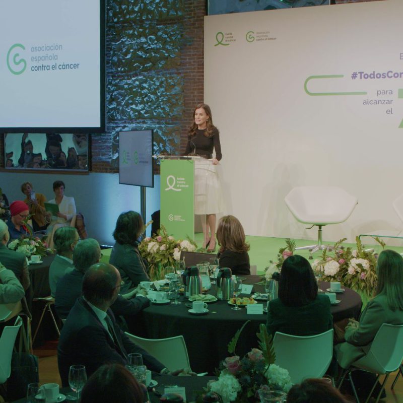 Su Majestad la Reina Letizia en el evento de Todos Contra el Cáncer